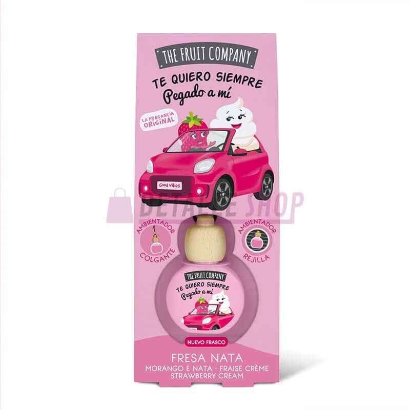 Ambientador coche de Fresa y Nata - The Fruit Company