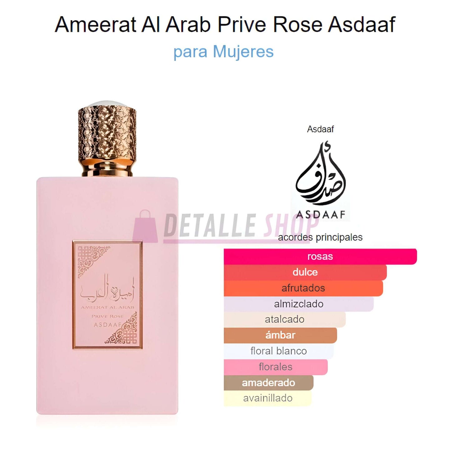 comprar ameerat al arab rose princesas arabes dubai lattafa asdaaf fragancia oriental dubai