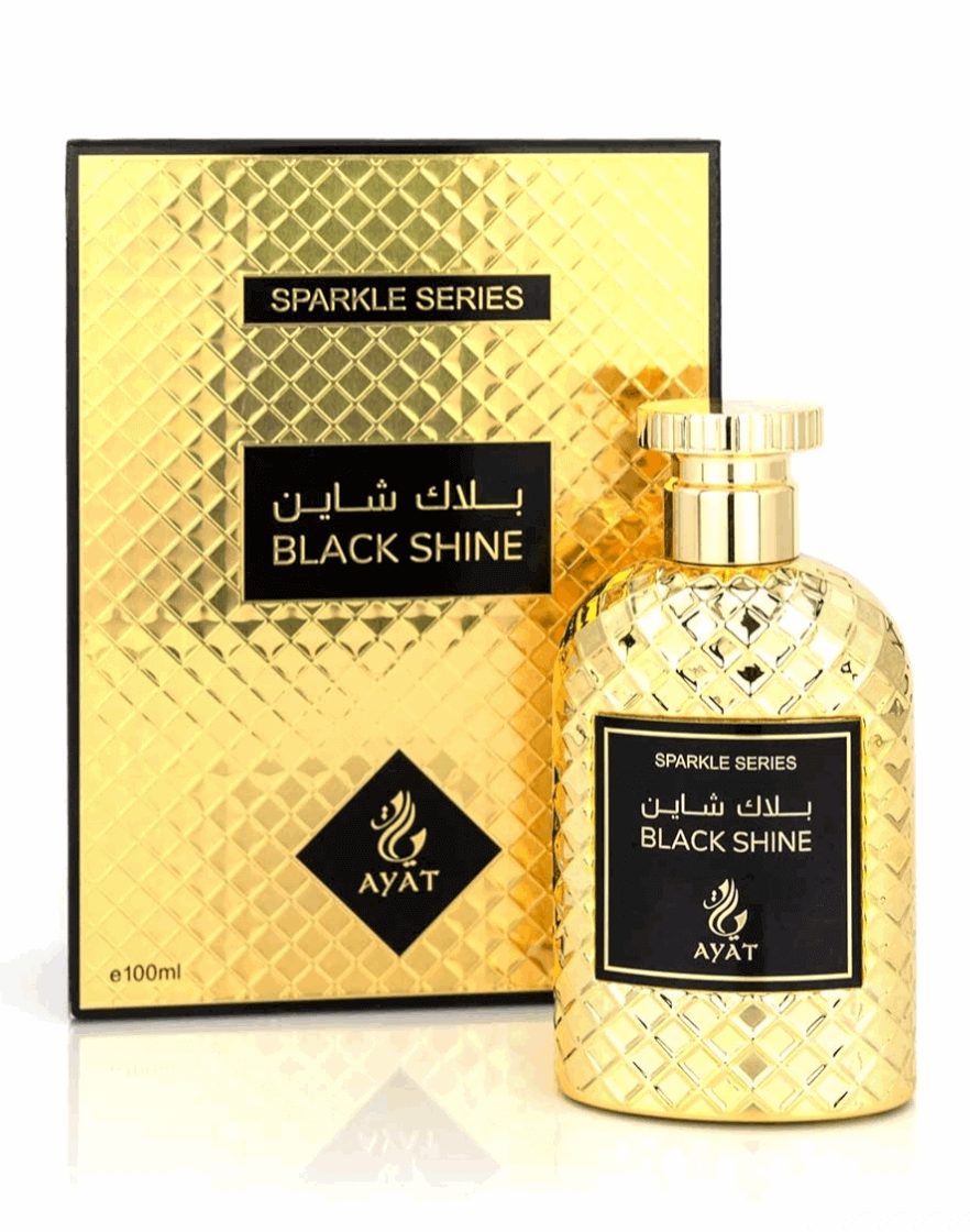 Black Shine de Ayat perfume árabe
