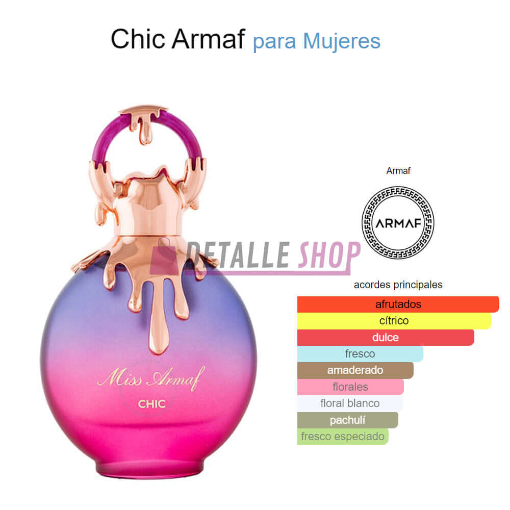 detalle shop miss armaf lattafa chic perfume arabe dubai lattafa orientica perfume arabe mas vendido