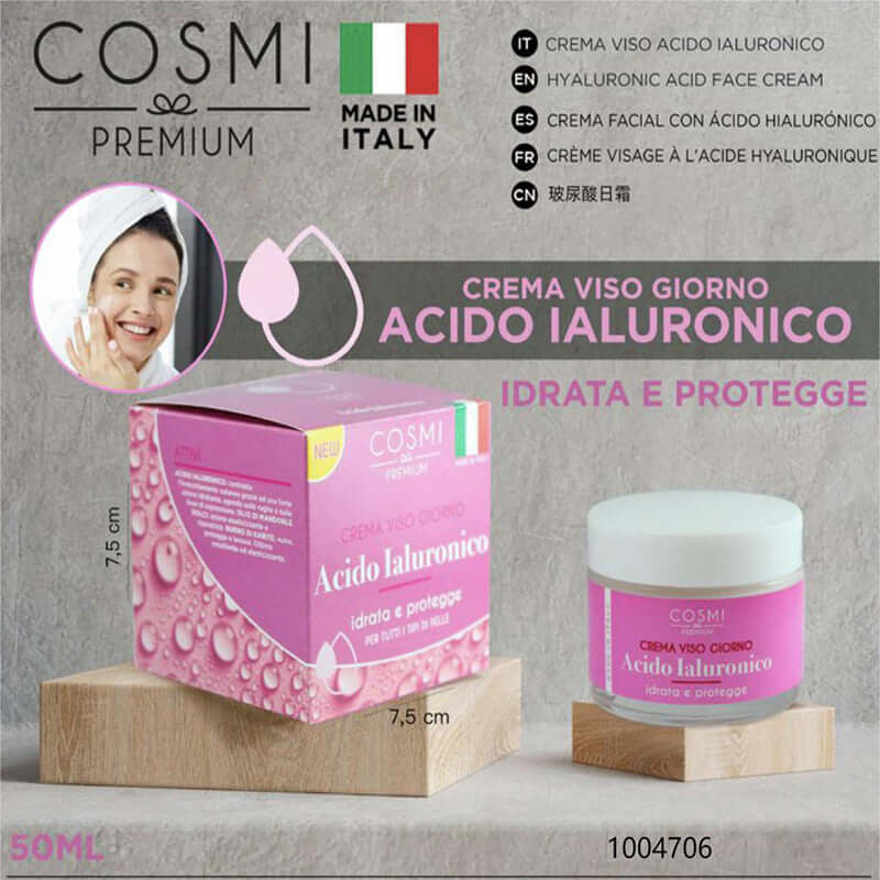 Crema Hidratante Facial Ácido Hialurónico - Cosmi
