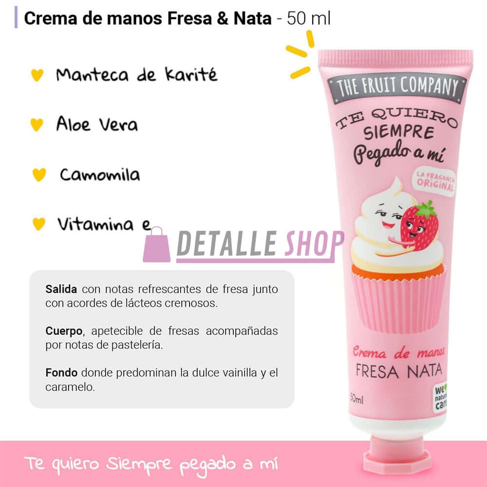 Conjunto de oferta de morango e creme - The Fruit Company