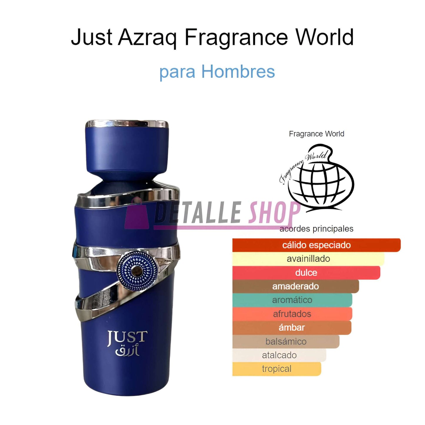 Just Azraq de Fragrance World Hombre dubai fragance mas vendido españa