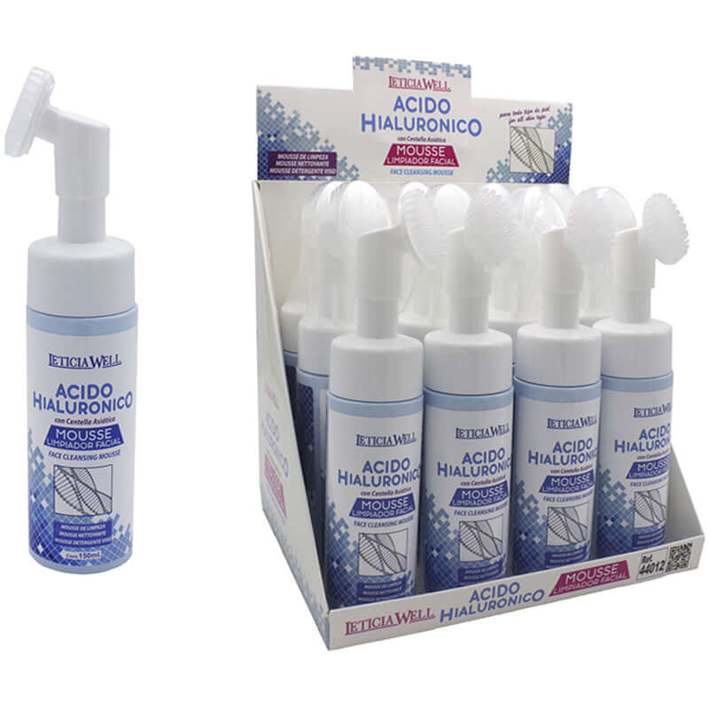 Mousse de Limpeza Facial com Ácido Hialurónico - Letícia Well