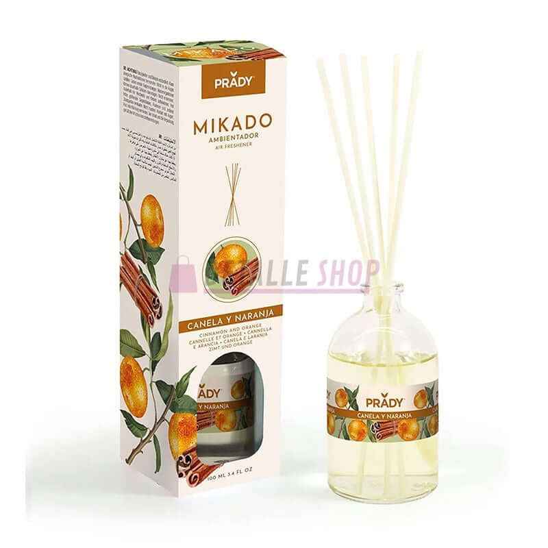 Canela y Naranja Mikado Prady Ambientador - 100ml