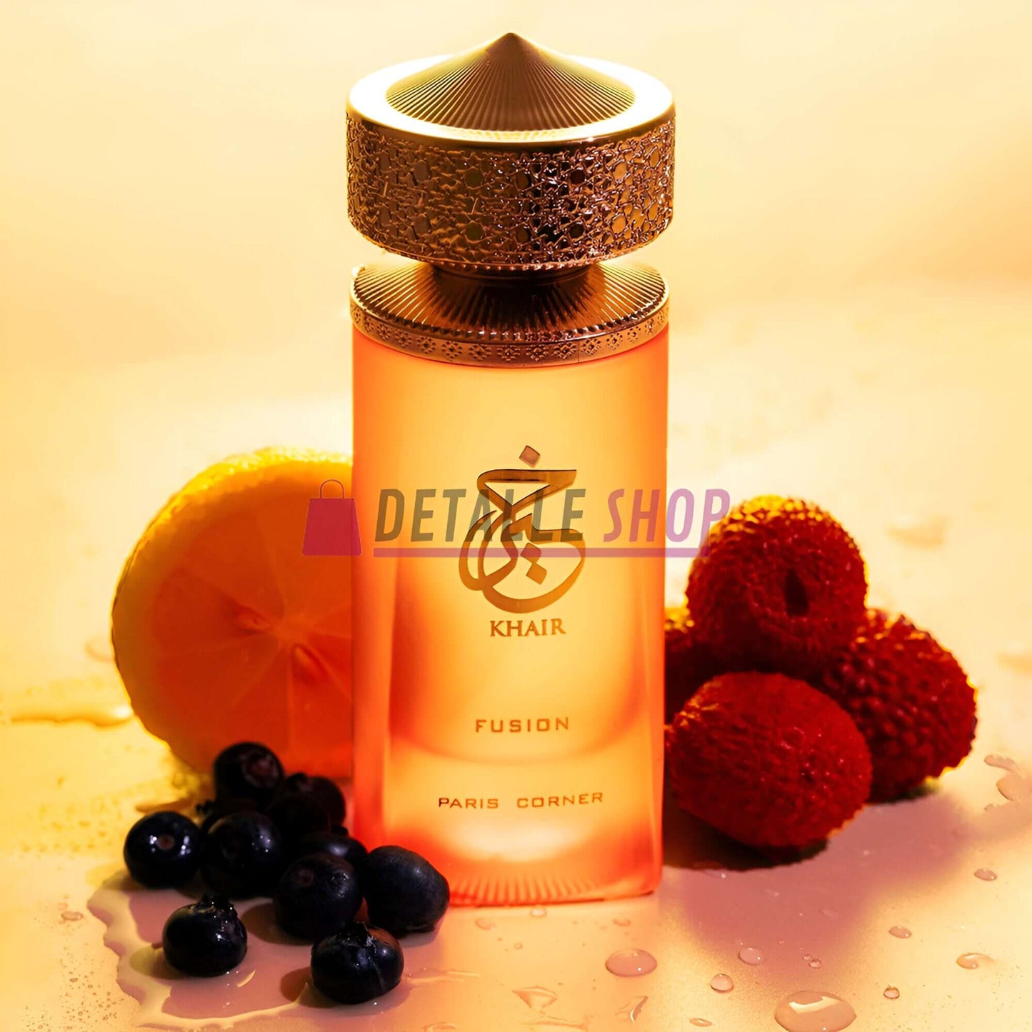 Paris corner khair fusion lattafa perfume arabe dubai frutos rojos oriental parfum detalle shop esencia dubai