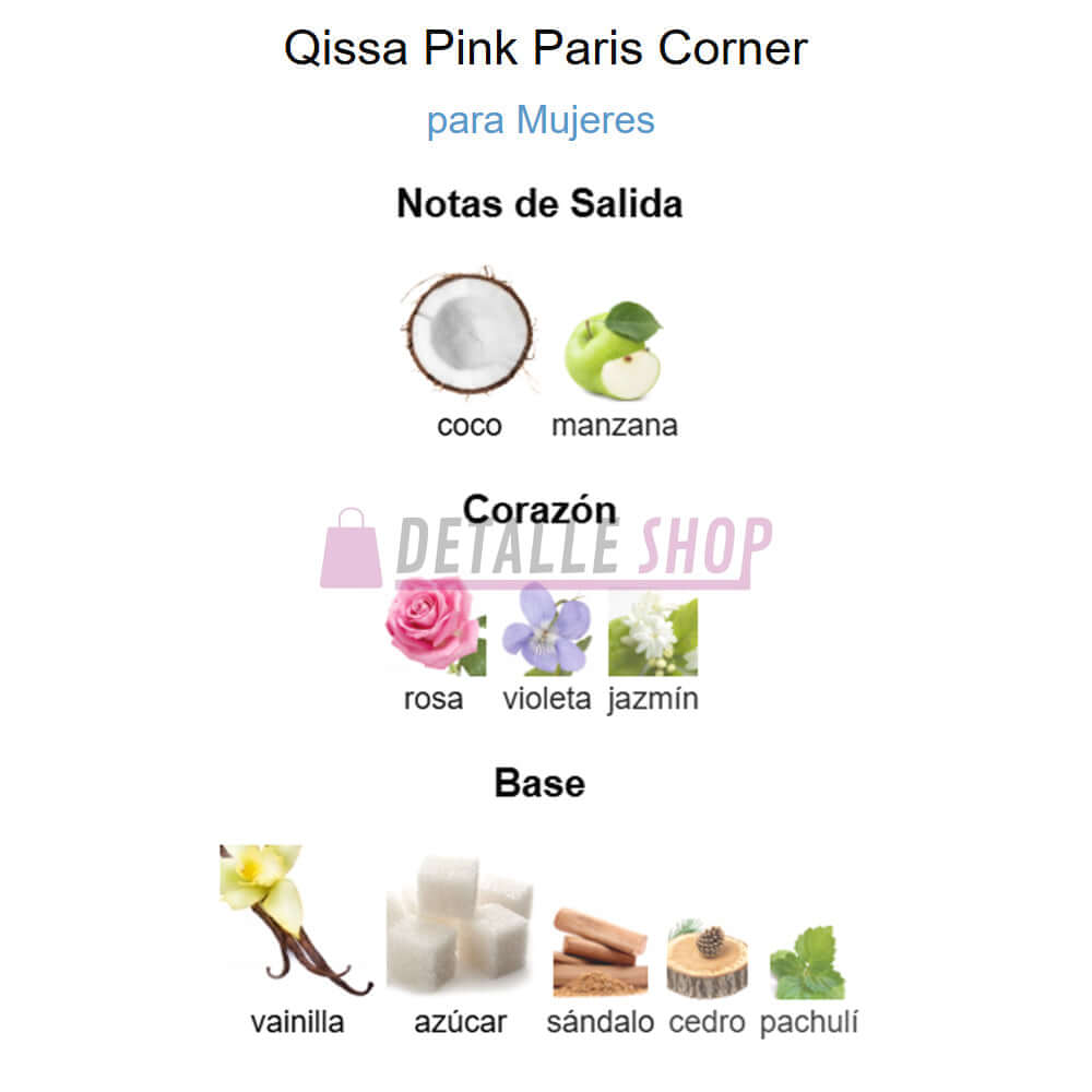 Opiniones sobre el perfume Qissa Pink Comprar Qissa Pink de Paris Corner en lín
