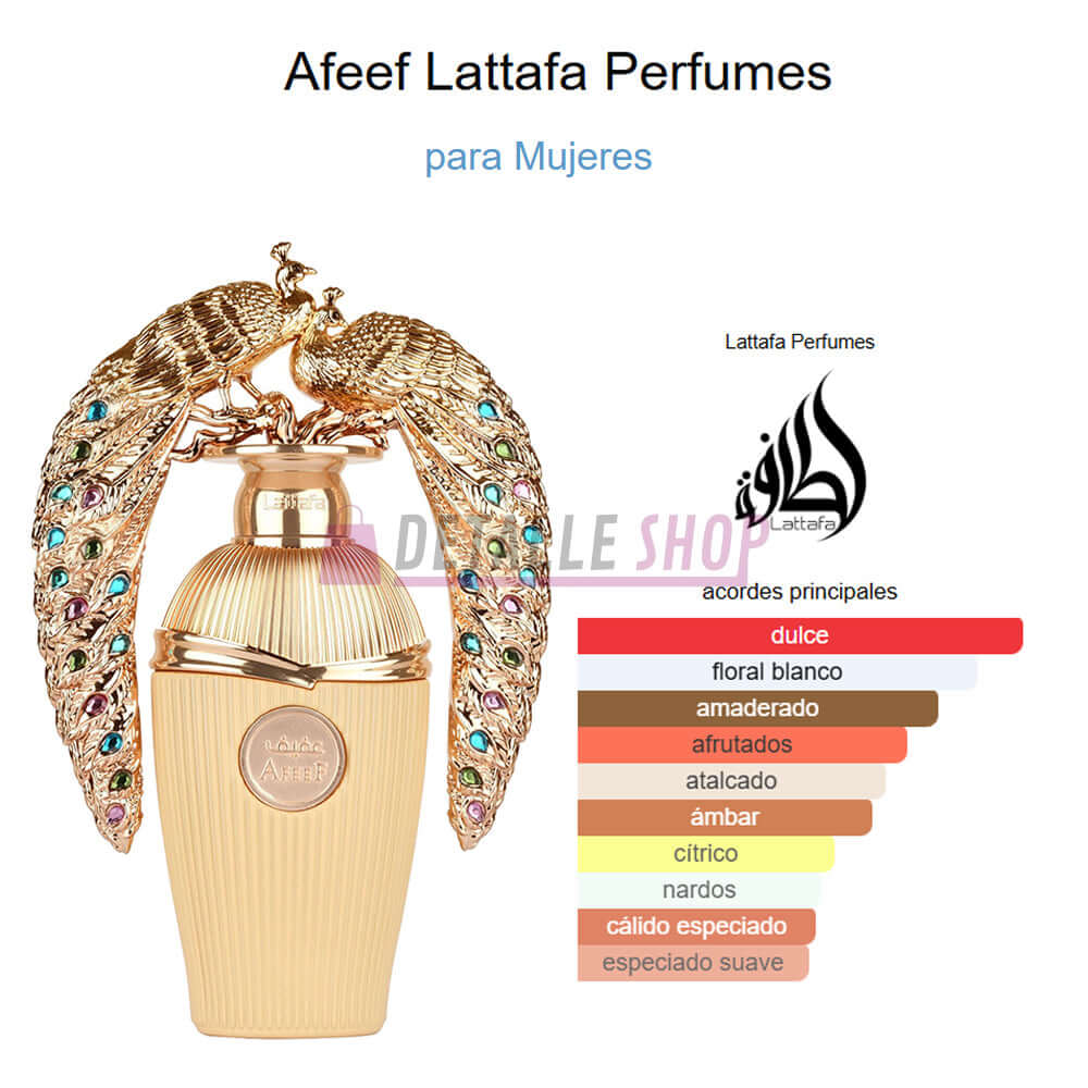 Afeef Lattafa fragancia para ocasiones especiales Dónde comprar Afeef Lattafa online