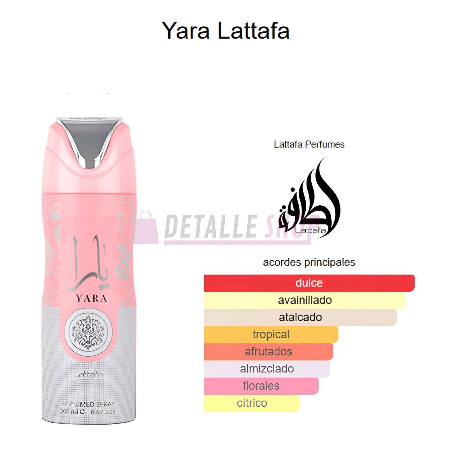 Yara Desodorante Lattafa - 200ml