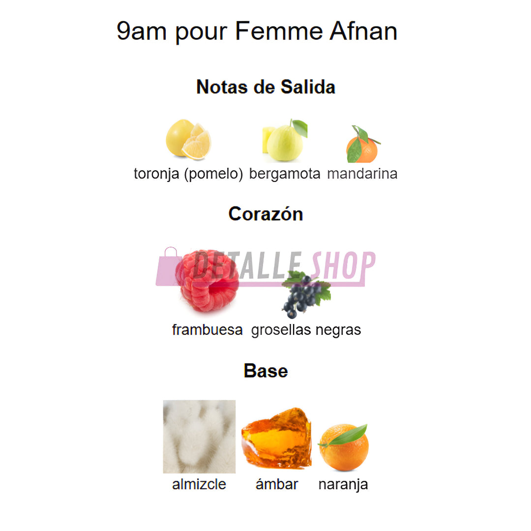 dónde comprar afnan 9am pour femme original 100ml perfume para mujer con larga duración y aroma suave online dubai oriental lattafa perfumes arabes lorca murcia madrid esencia