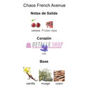 Perfume de lujo unisex Chaos Extrait con notas orientales y amaderadas notas especias perfumes arabes dubai oriental lorca murcia alicante dubai madrid barcelona sevilla malaga