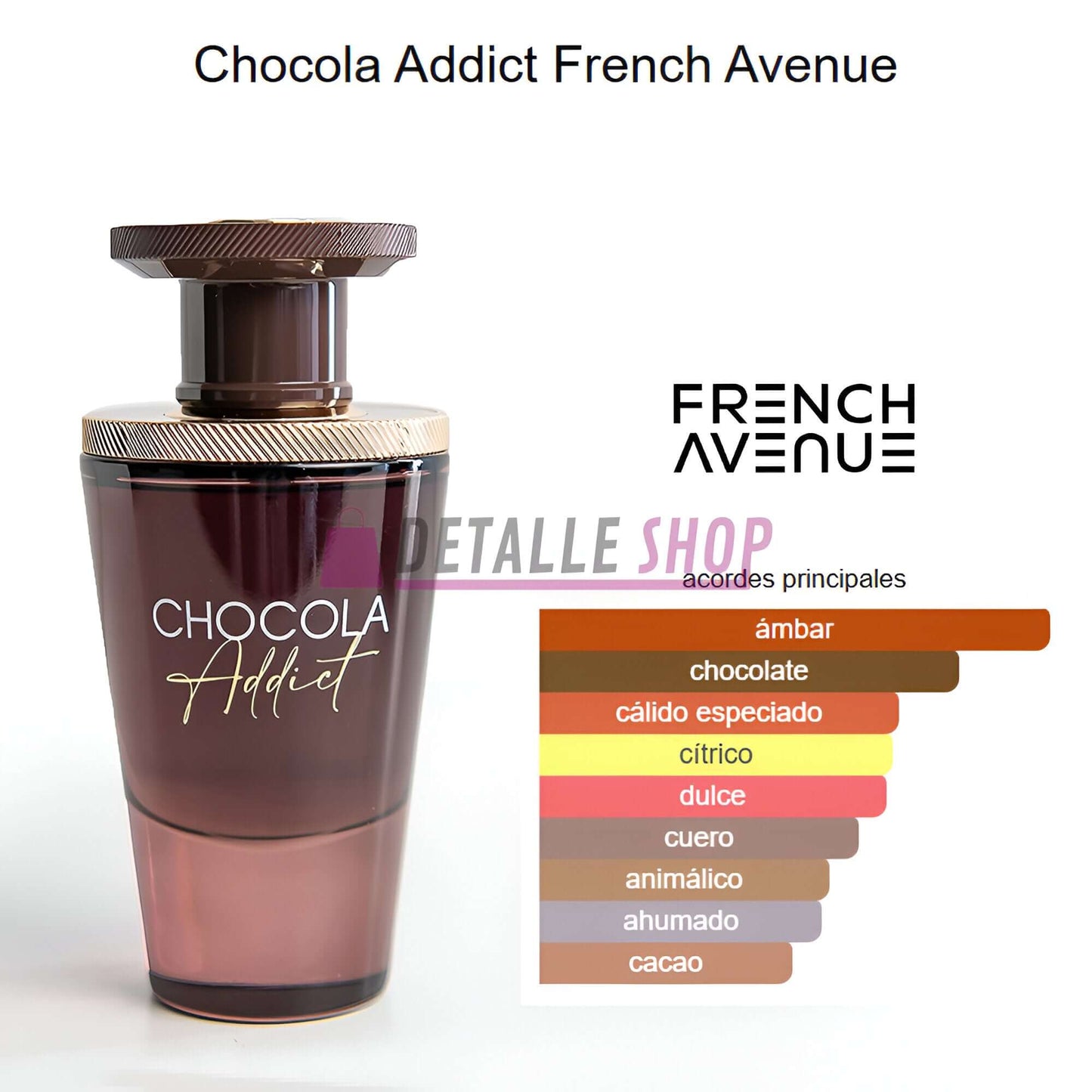 Reseñas de usuarios sobre Chocola Addict de French Avenue Precio del perfume Chocola Addict de French Avenue en España lorca murcia valencia barcelona madrid