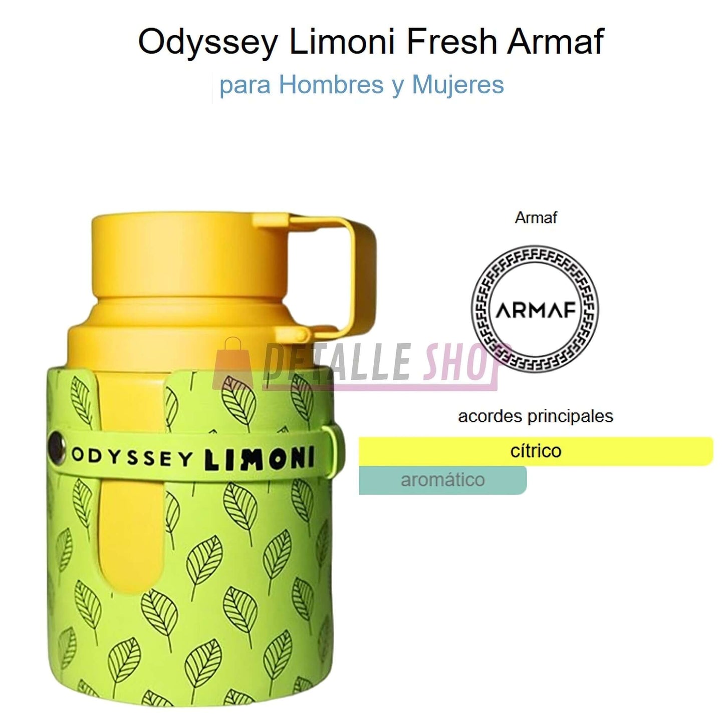 Armaf Odyssey Limoni 100ml - Perfume Homem Cítrico