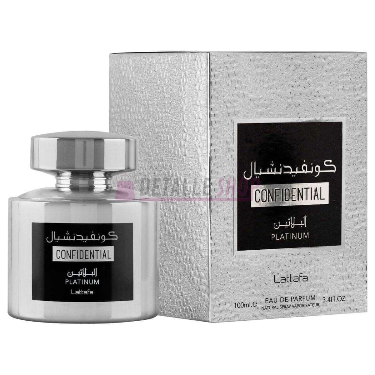 Confidential Platinum Lattafa  - 100ml