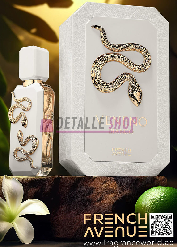 Perfume árabe unisex Veneno Bianco French Avenue con aroma cremoso comprar online dubai lorca murcia barcelona valencia alicante dubai malaga mayoristas