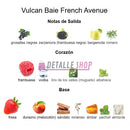 Perfume unisex árabe Vulcan Baie French Avenue intenso y envolvente original arabe dubai novedad al por mayor españa murcia valencia madrid barcelona malaga sevilla oriental mayoristas esencia