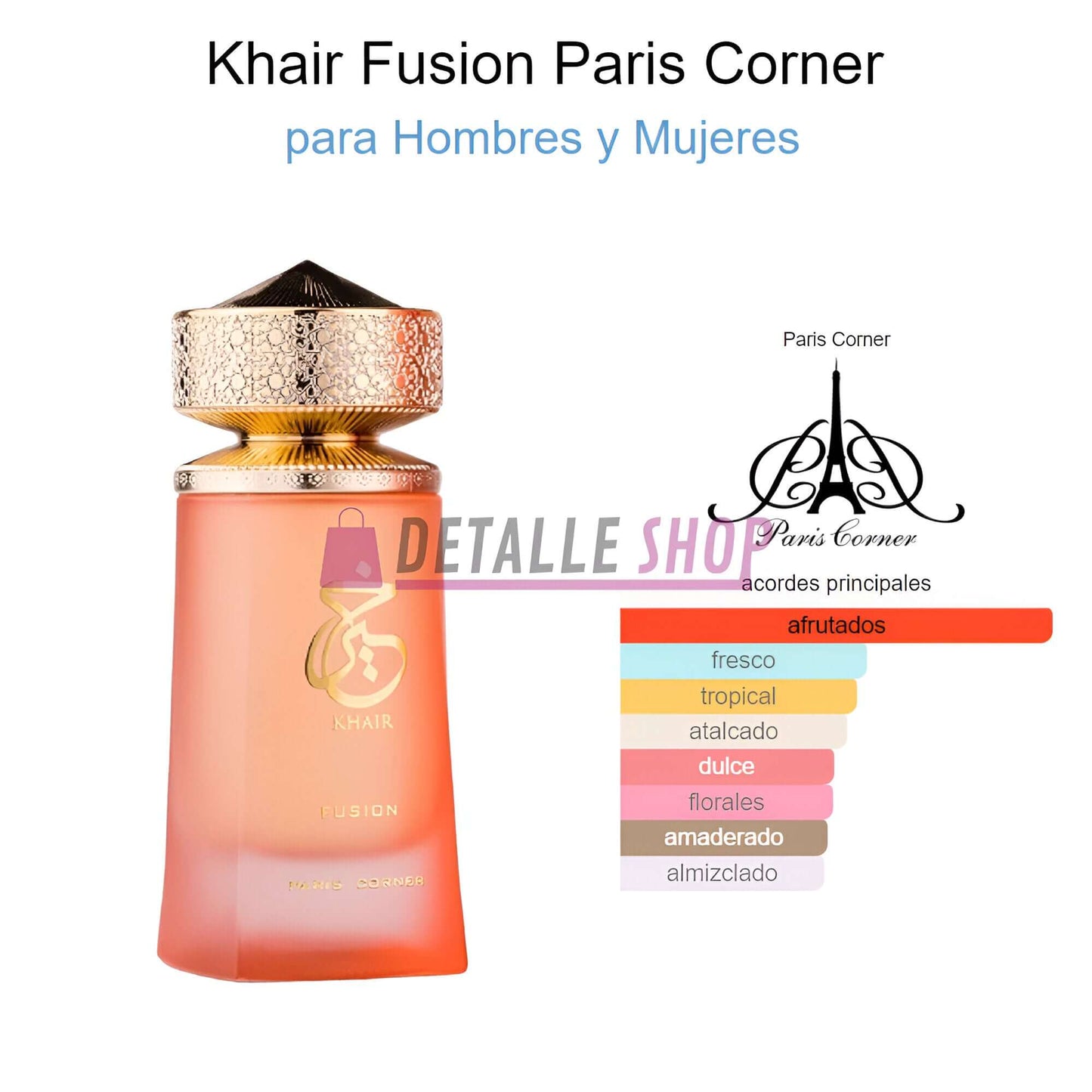 paris corner khair fusion perfume arabe frutal dubai lattafa detalle shop esencia dubai
