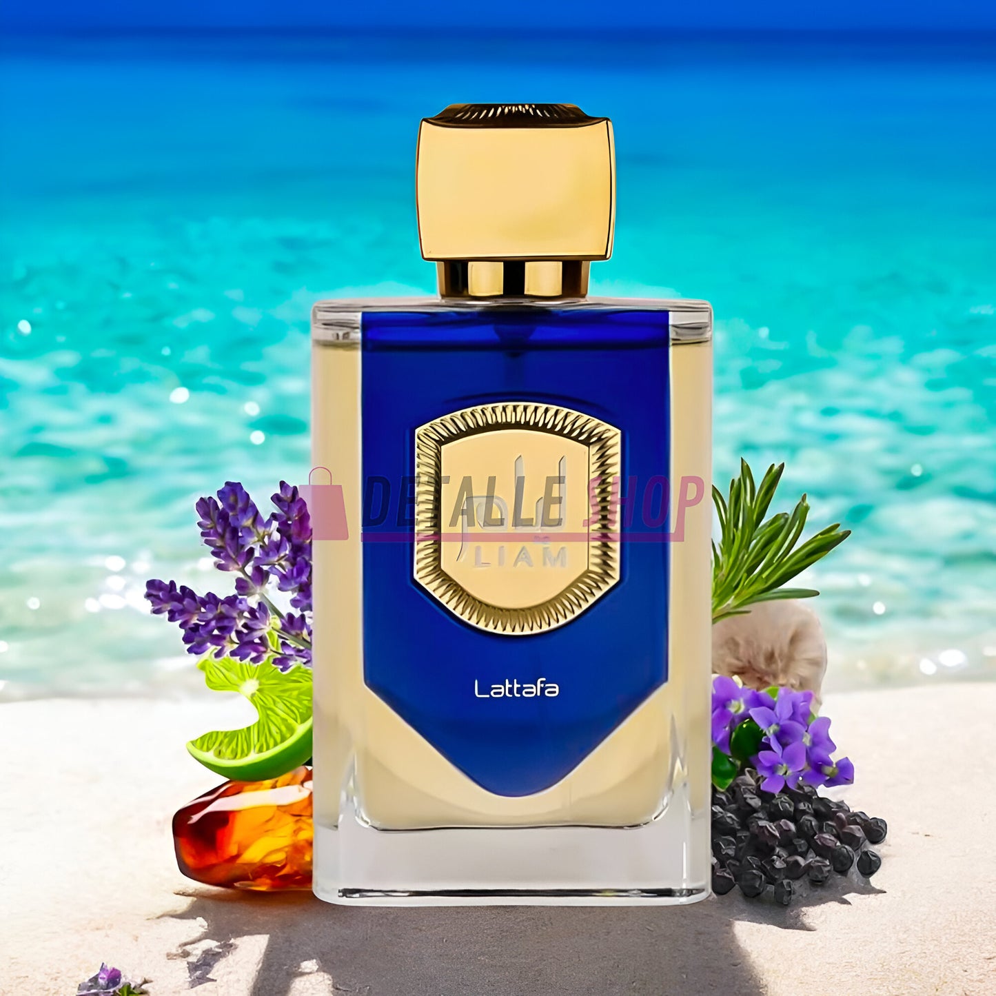 Liam Blue Shine de Lattafa, perfume para hombre con aroma intenso y sofisticado perfume arabe para verano hombre comprar online