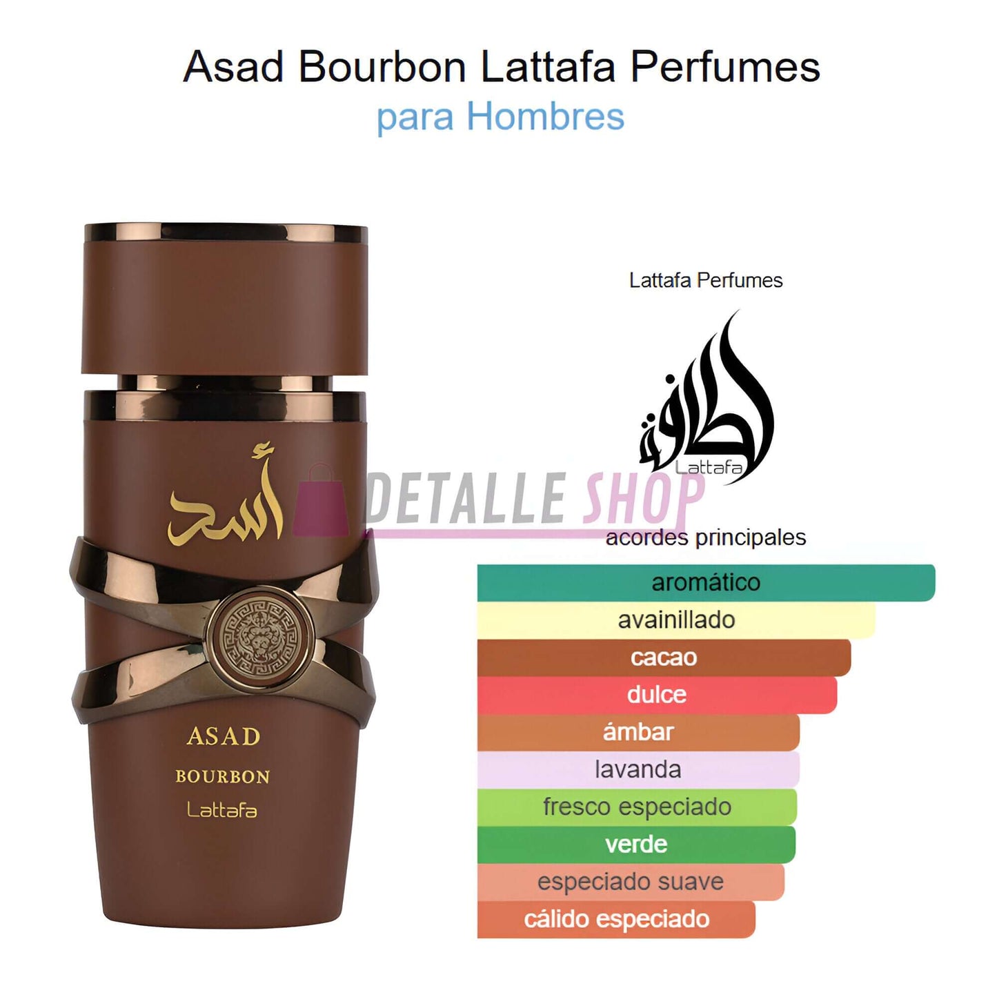 dube asad bourbon parecido notas olfativas perfume arabe para hombres lattafa