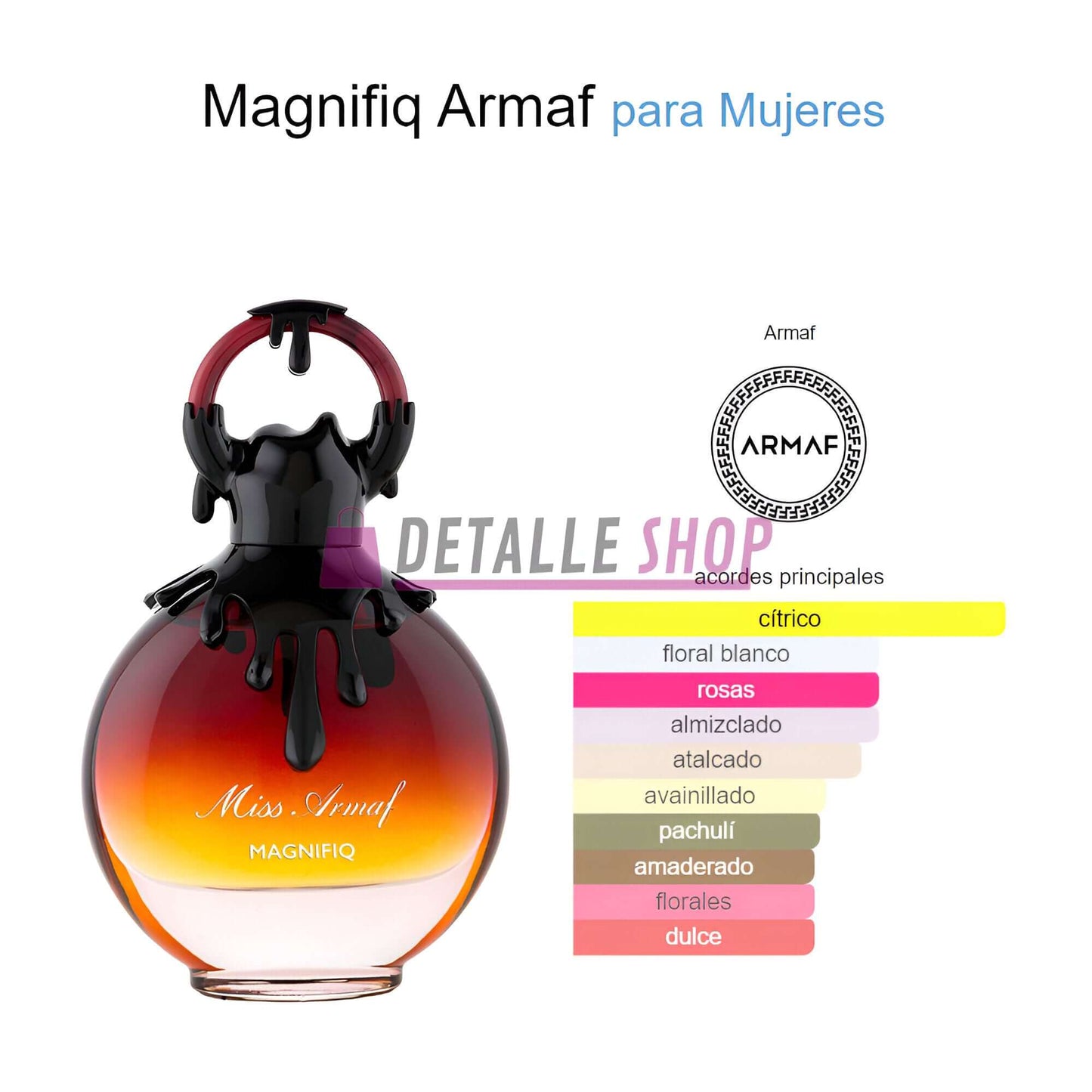 armaf miss dubai lattafa armaf magnifiq perfume arabe oriental detalleshop