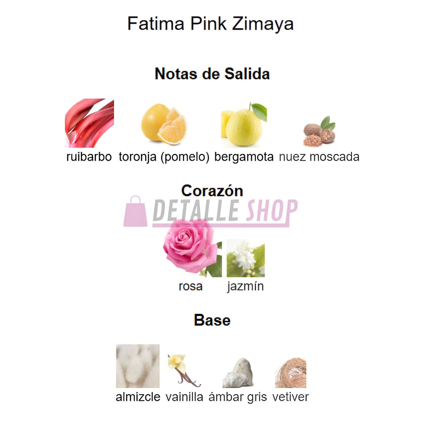 perfume floral notas zimaya fatima perfume arabe oriental dubai lattafa perfume arabe comprar reseñas cliente lorca