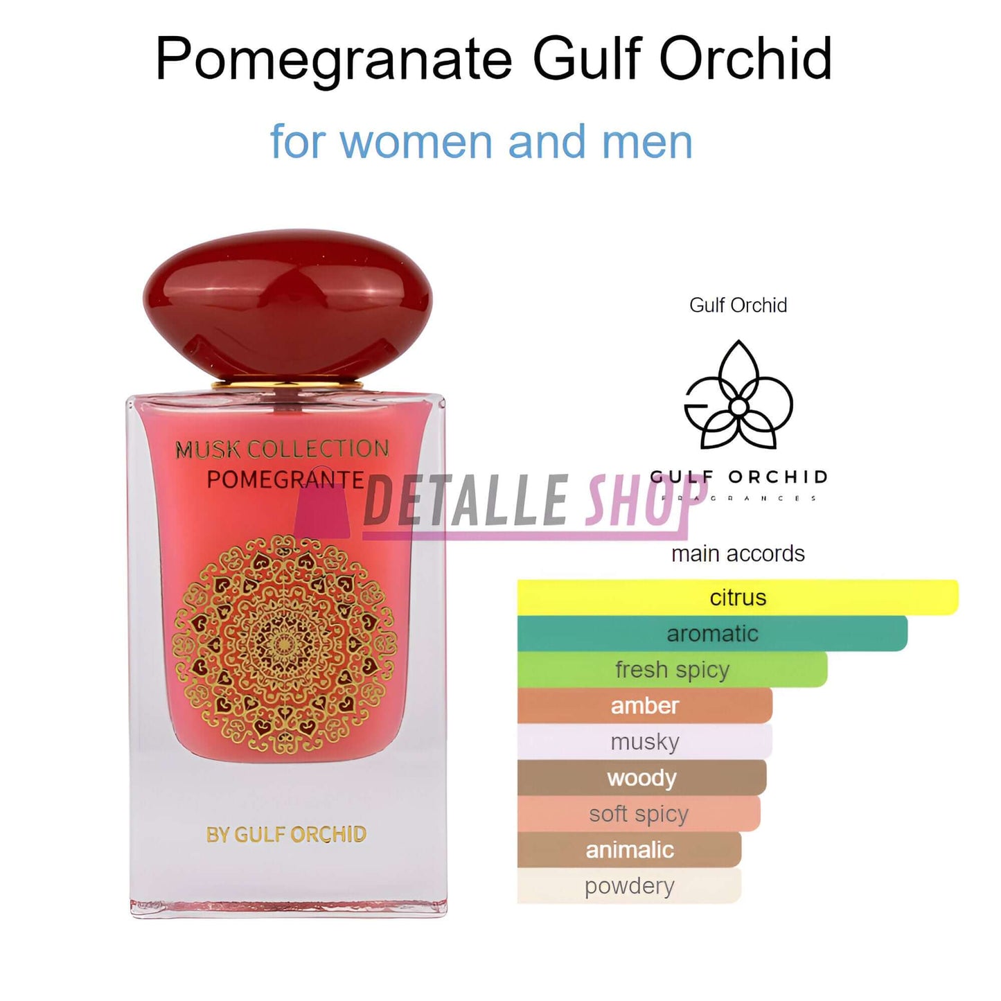 Pacote de Romã e Orquídea do Golfo da Musk Collection