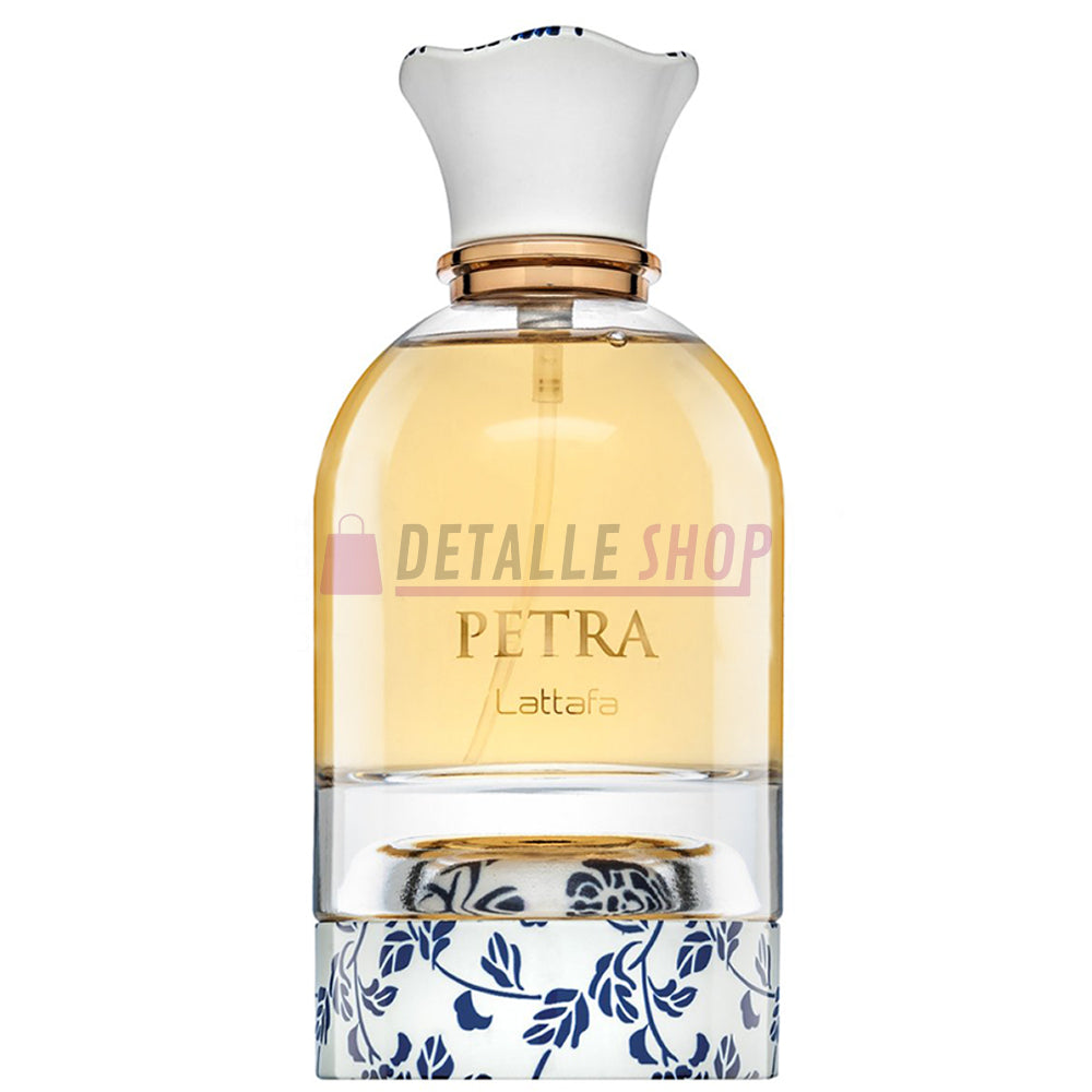 Fragancia femenina elegante Petra de Lattafa perfumeria arabe perfume para verano perfume dubai oriental comprar online en lorca murcia alicante valencia madrid barcelona