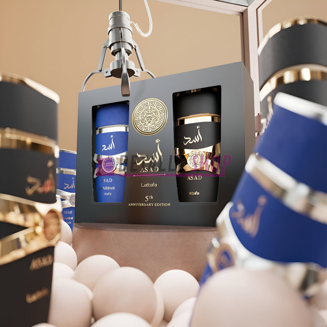 Pack Asad Lattafa perfume árabe de lujo para hombre en edición limitada lorca murcia valencia barcelona crevillente madrid barcelona dubai compra online regalo