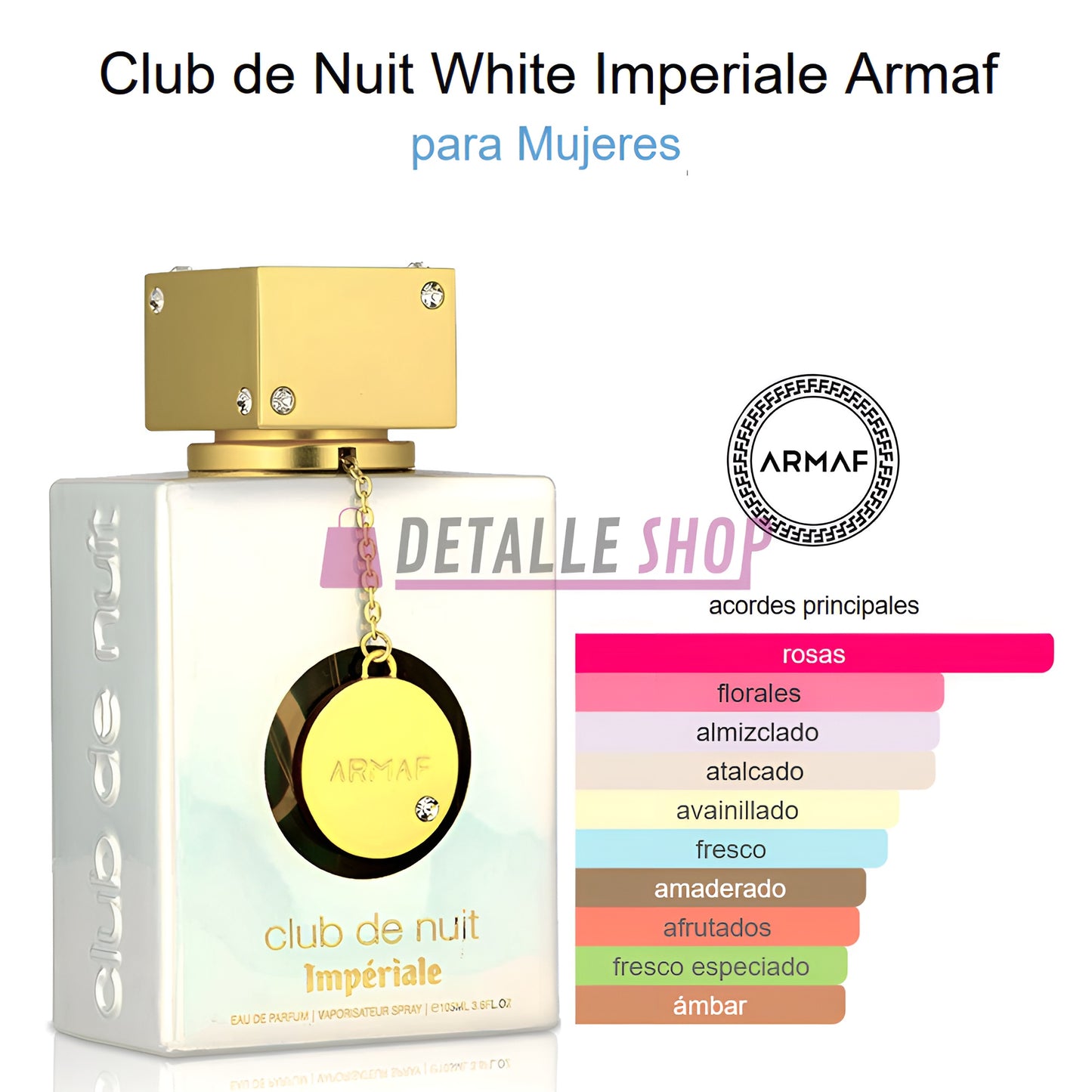 Perfume femenino elegante con esencia árabe, Armaf Club de Nuit Impériale dubai madrid perfume mujer perfume femenino rosas dubai oriental