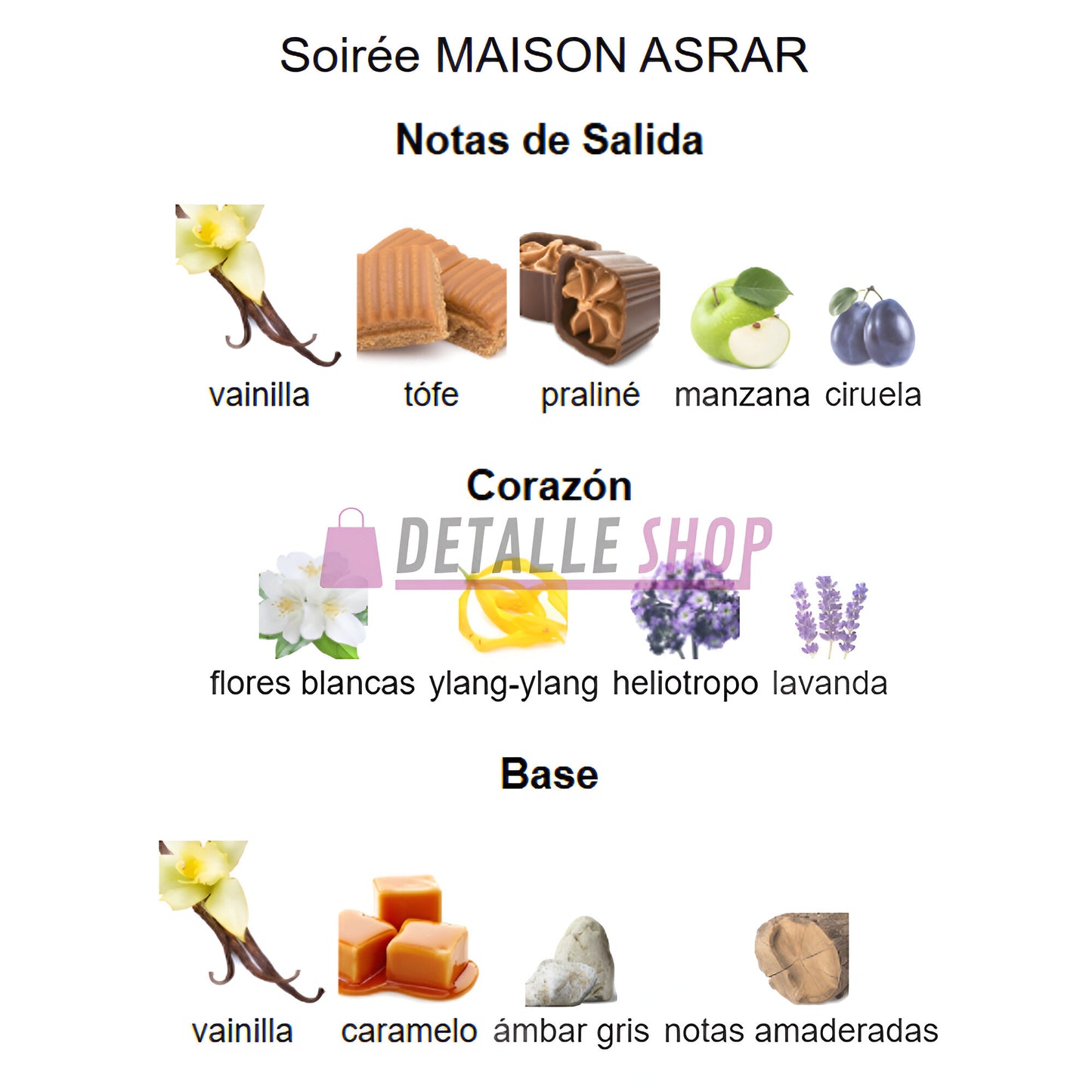 Perfume árabe femenino Soriée de Maison Asrar floral y elegante