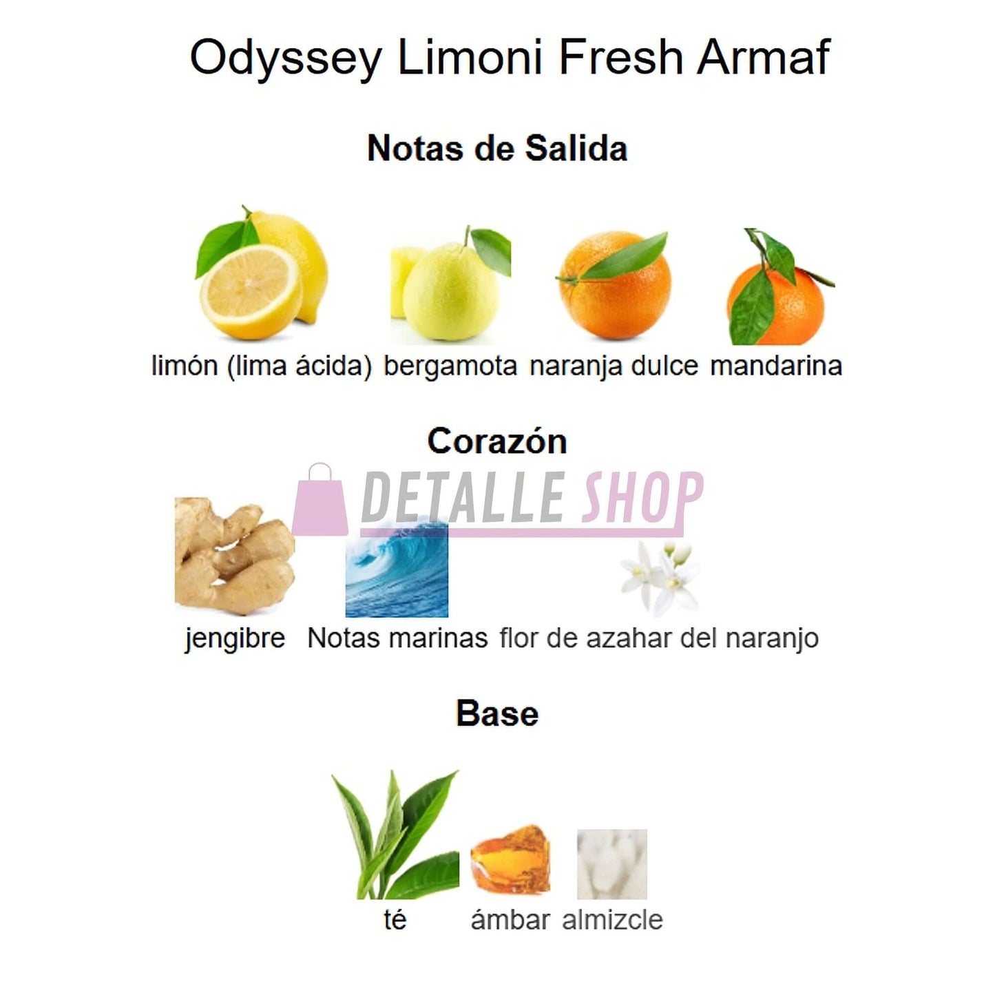 Armaf Odyssey Limoni 100ml - Perfume Homem Cítrico
