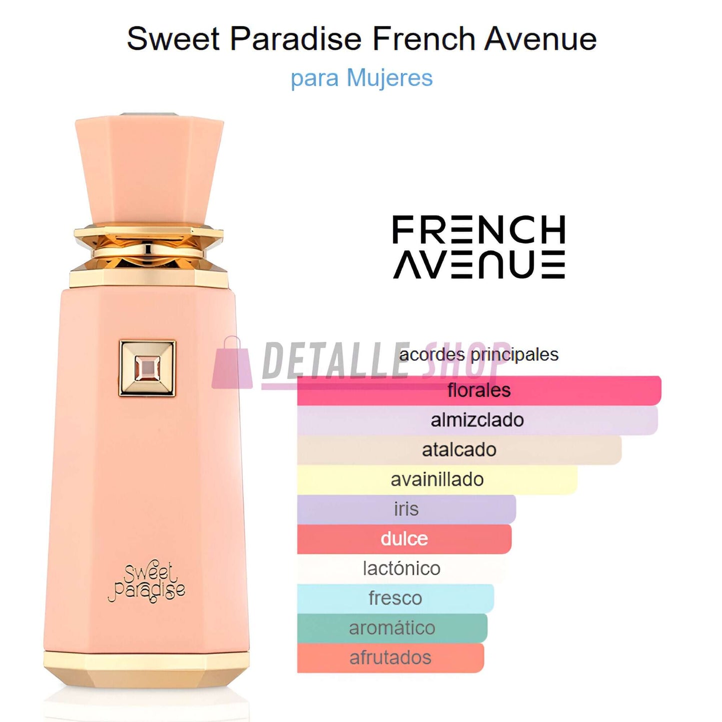 notas sweet paradise perfumes arabes french avenue online comprar en lorca dubai lattafa perfumes florales perfumes baratos mujer