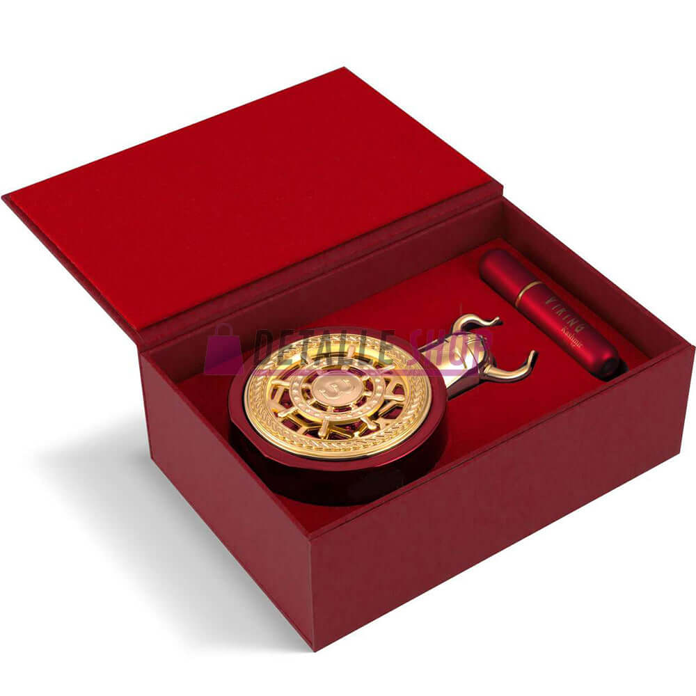 Perfume Viking Kashmir de Bharara 100ml Unisex, botella elegante con tapa dorada Frasco de Viking Kashmir de Bharara, perfume unisex de lujo, 100ml