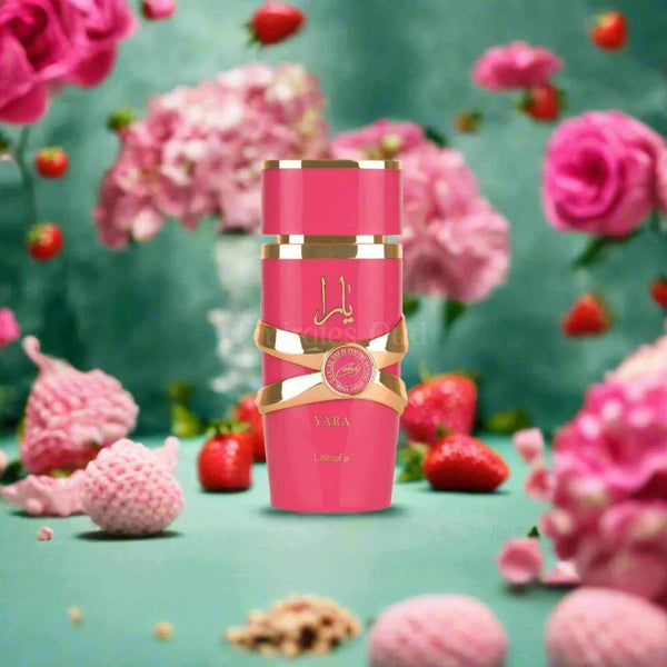 Yara candy de Lattafa - El perfume árabe más esperado de España - Fragancia árabe Dulce