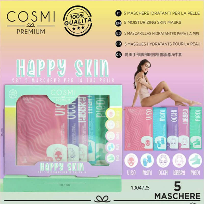 Pack 5 Mascarillas Rostro y Cuerpo - Cosmi