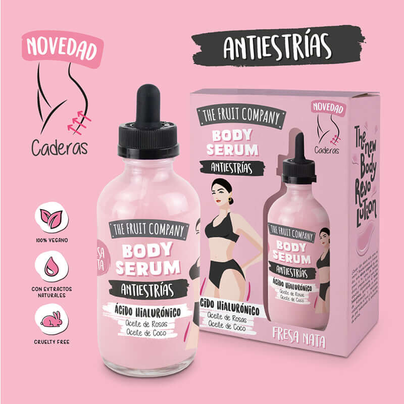 Body Serum Estrias Fresa y Nata The Fruit Company - 120ml