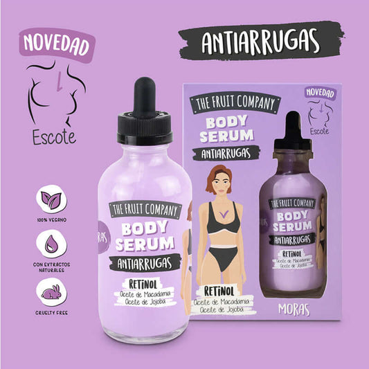 Body Serum Antiarrugas Moras The Fruit Company - 120ml