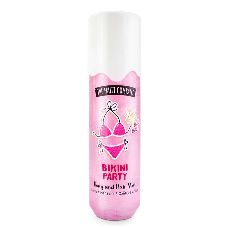 Hair & Body Mist Bikini Party Glitter The Fruit Company - 200 ml