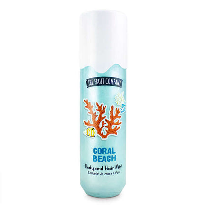 Hair & Body Mist Coral Beach Glitter The Fruit Company - 200 ml