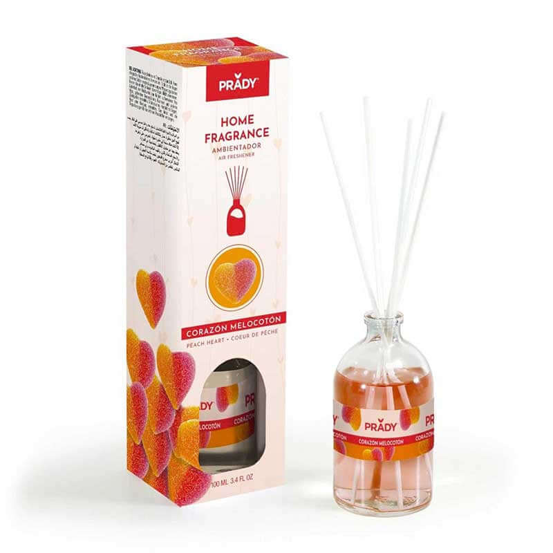 Ambientador Coração Pêssego Mikado Prady - 100ml