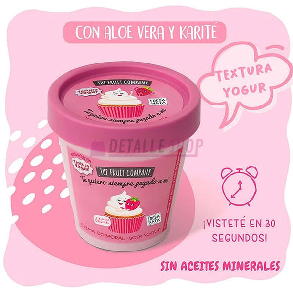 Strawberry and Cream Yogurt Texture Cream The Fruit Company - 200gr