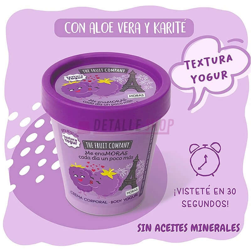 Moras Crema Textura Yogur The Fruit Company - 200gr