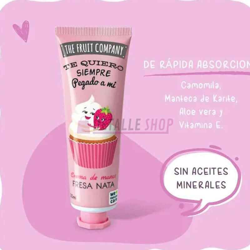 Fresa y Nata Crema de manos - The fruit company