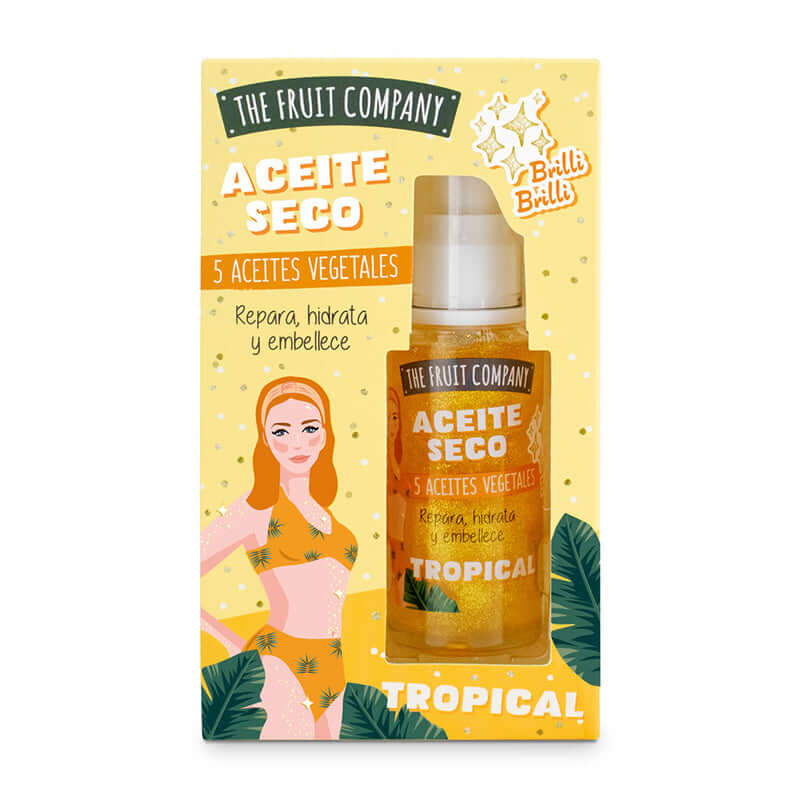 Dry Oil Glitter Tropical The Fruit Company - 50 ml