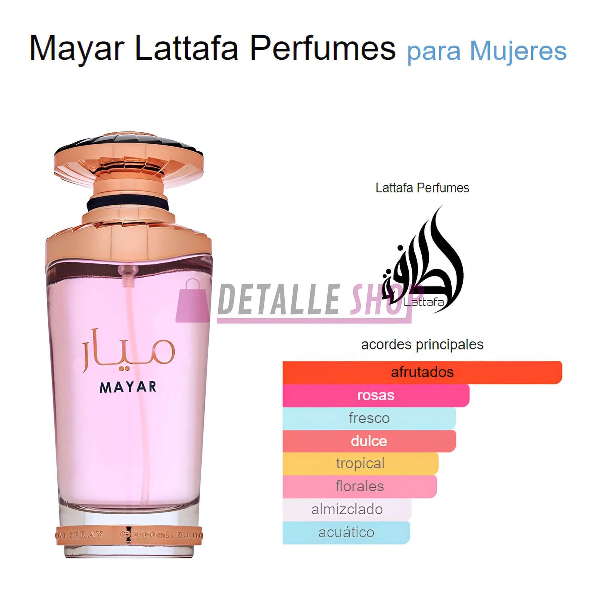  Perfume árabe Mayar para mujer Comprar Mayar Lattafa online amazon detalleshop notino bratsy