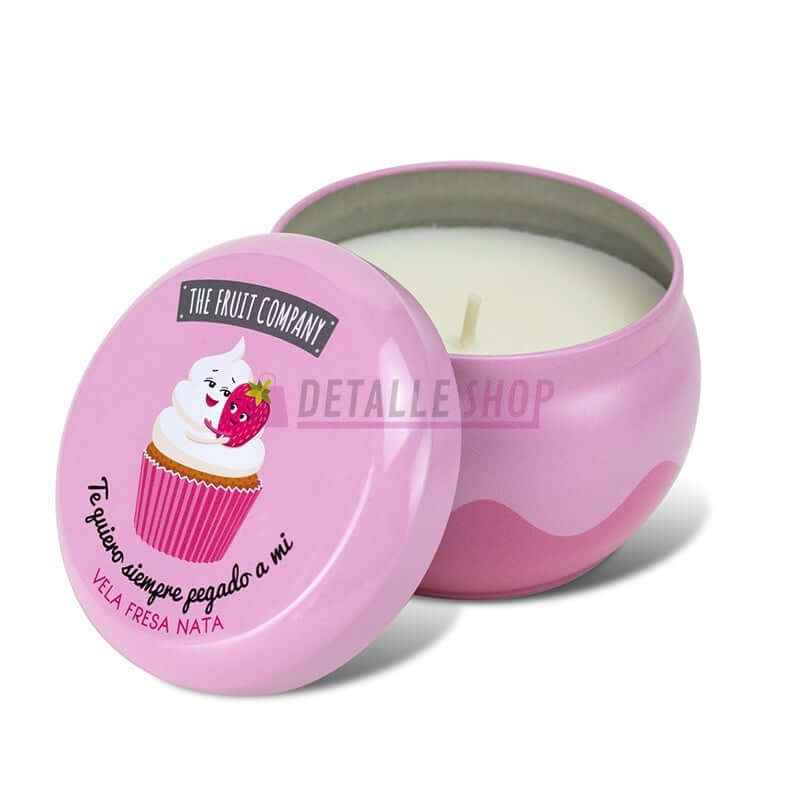 Vela Perfumada Fresa y Nata - The Fruit Company