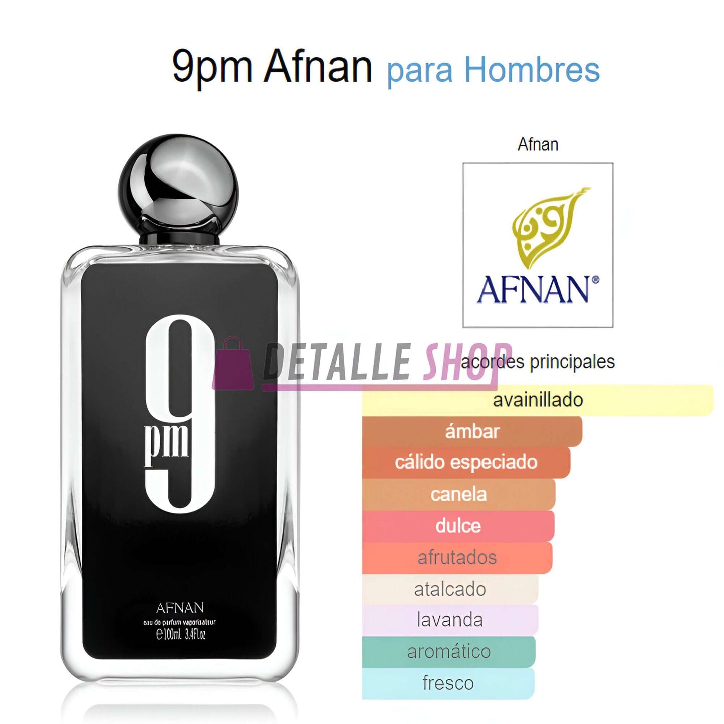 9PM para Hombres de Afnan - 100ml