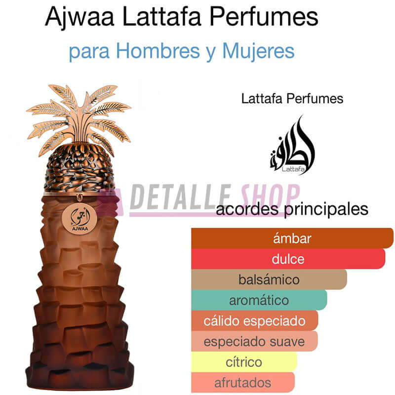 perfume arabe ajwaa comprar dubai oriental perfume palmera arabe dubai oriental online fragancias regalo detalle