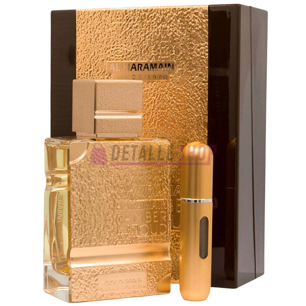 Perfume árabe Amber Oud Gold Dubai Edition de Al Haramain Perfumes, fragancia oriental elegante disponible para comprar online en España y perfumería Dubai.