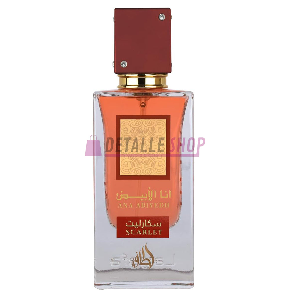 bote de perfume Ana Abiyedh Scarlet de Lattafa 